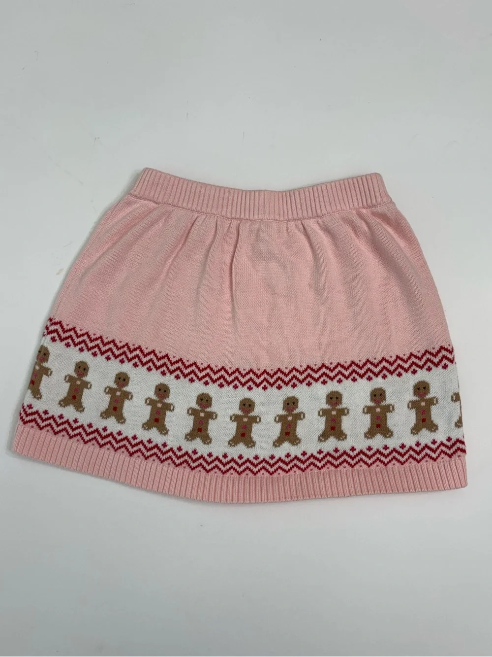 Gymboree Intarsia Gingerbread Sweater Skirt Girls Size 8